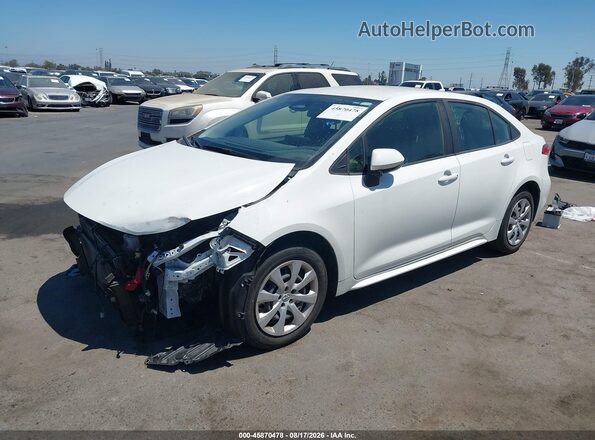 JTDBCMFE4P3014485 2023 TOYOTA COROLLA White Առջևի ձախ երեք քառորդ տեսարան