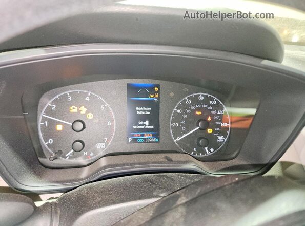JTDBCMFE4R3068453 2024 TOYOTA COROLLA Black Սարքավորումների վահանակի տեսք