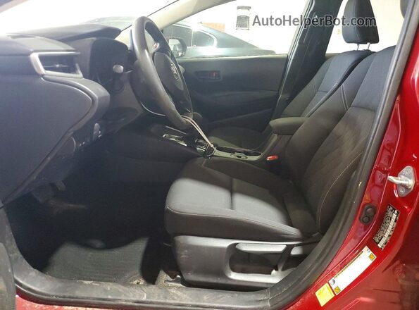 JTDBCMFE4S3082505 2025 TOYOTA COROLLA Burgundy წინა სალონის ხედი