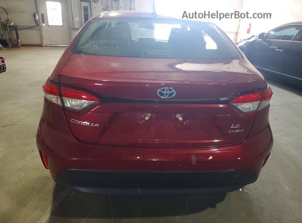 JTDBCMFE4S3082505 2025 TOYOTA COROLLA Burgundy უკანა ხედი