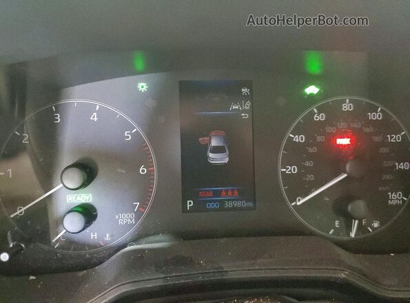 JTDBCMFE4S3082505 2025 TOYOTA COROLLA Burgundy ხელსაწყოთა პანელის ხედი