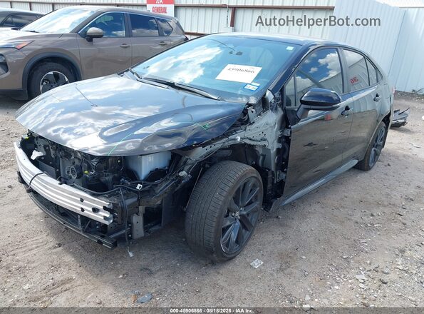 JTDBCMFE4T3141134 2026 TOYOTA COROLLA HYBRID Черный Передняя левая четверть