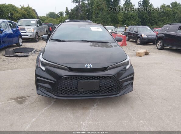 JTDBCMFE5P3017377 2023 TOYOTA COROLLA Black Սալոնի հետևի տեսք