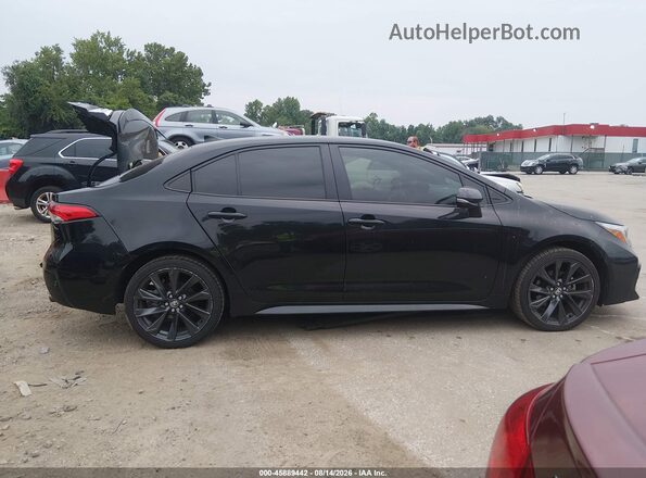 JTDBCMFE5P3017377 2023 TOYOTA COROLLA Black Սալոնի 360 աստիճան տեսք