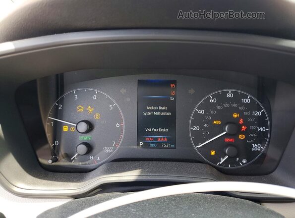JTDBCMFE5S3079547 2025 TOYOTA COROLLA Белый Вид щитка приборов
