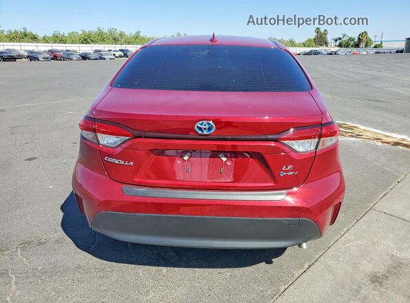 JTDBCMFE5S3091780 2025 TOYOTA COROLLA Red Widok z tyłu