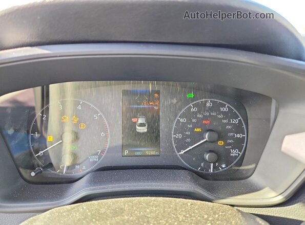 JTDBCMFE5S3110327 2025 TOYOTA COROLLA Gray Vista del cuadro de instrumentos
