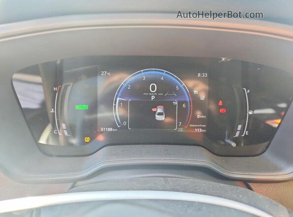 JTDBCMFE6RJ030623 2024 TOYOTA COROLLA Silver Vista del cuadro de instrumentos