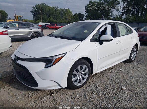 JTDBCMFE7P3010415 2023 TOYOTA COROLLA White Vista tres cuartos delantera izquierda