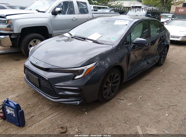 JTDBCMFE7R3028285 2024 TOYOTA COROLLA Gray წინა მარცხენა ხედი სამი მეოთხედიდან