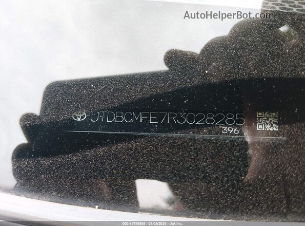 JTDBCMFE7R3028285 2024 TOYOTA COROLLA Gray ძრავის განყოფილების ხედი