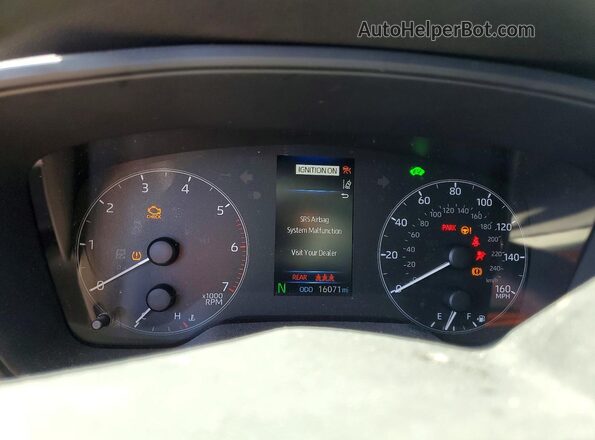JTDBCMFE7R3034510 2024 TOYOTA COROLLA White Instrument cluster view