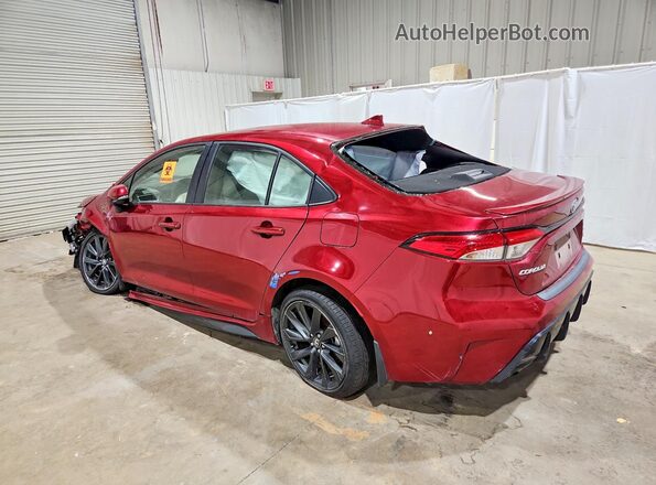JTDBCMFE7RJ035541 2024 TOYOTA COROLLA Red Rear left