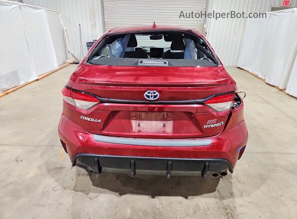 JTDBCMFE7RJ035541 2024 TOYOTA COROLLA Red Rear view