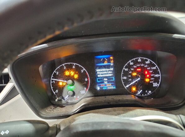 JTDBCMFE7RJ035541 2024 TOYOTA COROLLA Red Instrument cluster view