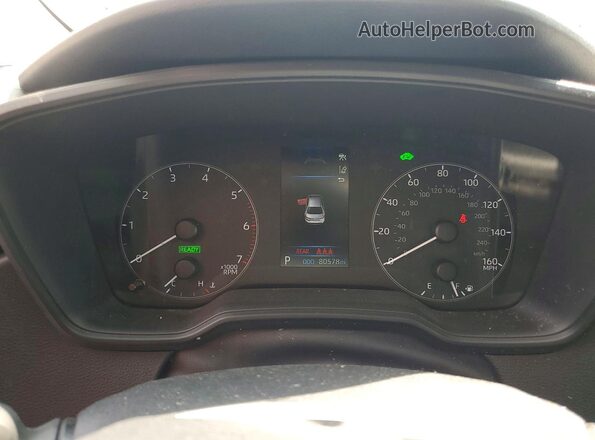 JTDBCMFE8PJ000634 2023 TOYOTA COROLLA Silver Vista del cuadro de instrumentos