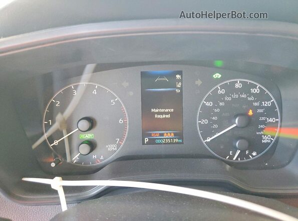 JTDBCMFE9PJ015613 2023 TOYOTA COROLLA Blue Vista del cuadro de instrumentos