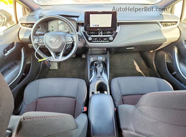 JTDBCMFE9R3033231 2024 TOYOTA COROLLA Black Dashboard view