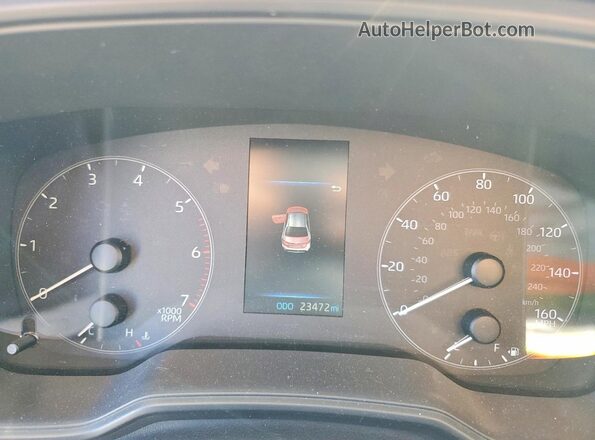 JTDBCMFE9R3057254 2024 TOYOTA COROLLA Blue Вид щитка приладів