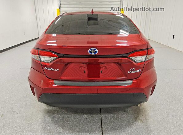 JTDBCMFE9RJ034553 2024 TOYOTA COROLLA Red უკანა ხედი