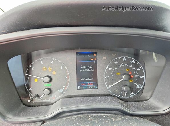 JTDBCMFEXP3011011 2023 TOYOTA COROLLA Charcoal ხელსაწყოთა პანელის ხედი