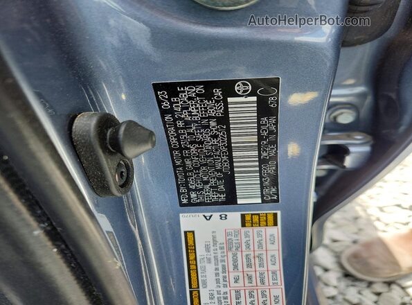 JTDBCMFEXP3022512 2023 TOYOTA COROLLA Синий Вид подкапотного пространства