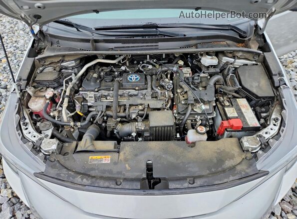 JTDBCMFEXPJ007567 2023 TOYOTA COROLLA Silver Widok wnętrza z tyłu