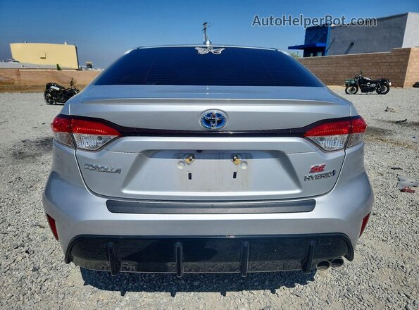 JTDBCMFEXPJ012400 2023 TOYOTA COROLLA Silver Вид ззаду