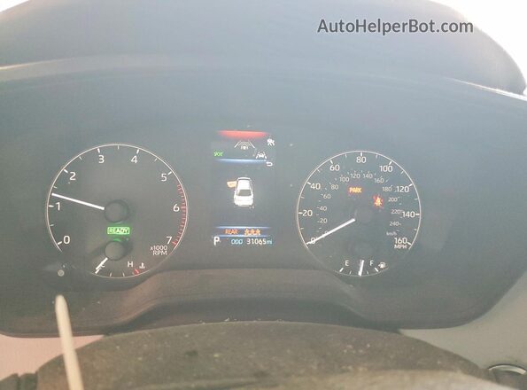JTDBCMFEXR3066867 2024 TOYOTA COROLLA Gray Instrument cluster view