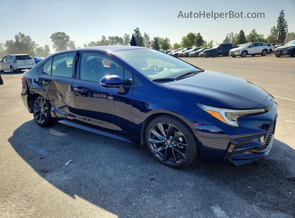 JTDBCMFEXRJ021245 2024 TOYOTA COROLLA Blue Delantero derecho