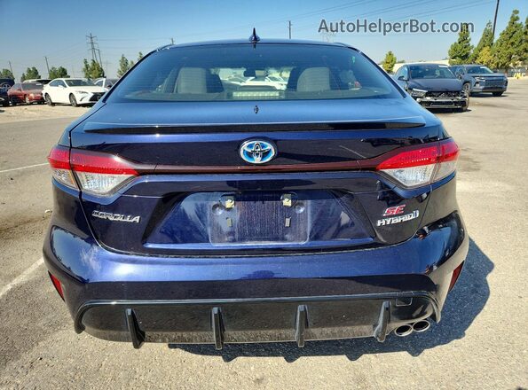 JTDBCMFEXRJ021245 2024 TOYOTA COROLLA Blue Vista trasera