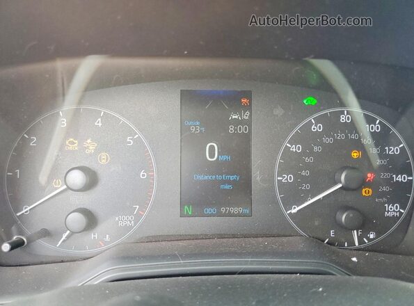 JTDBCMFEXRJ031421 2024 TOYOTA COROLLA Белый Вид щитка приборов