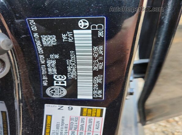 JTDBDMHE0RJ008319 2024 TOYOTA COROLLA Black Widok komory silnika