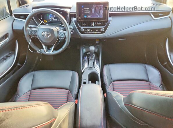 JTDBDMHE0RJ008319 2024 TOYOTA COROLLA Black Widok deski rozdzielczej