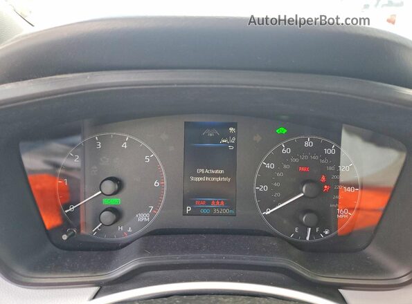 JTDBDMHE1PJ000517 2023 TOYOTA COROLLA White Вид щитка приладів