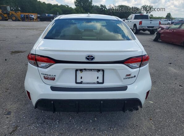JTDBDMHE1PJ000517 2023 TOYOTA COROLLA White Вид ззаду
