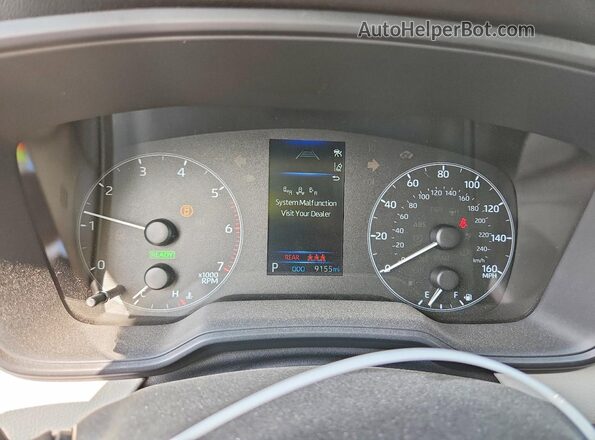 JTDBDMHE1R3014604 2024 TOYOTA COROLLA White Vista del cuadro de instrumentos