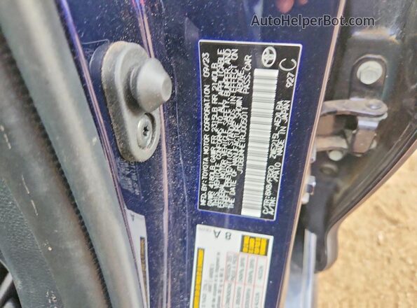 JTDBDMHE1RJ005011 2024 TOYOTA COROLLA Blue Engine compartment view