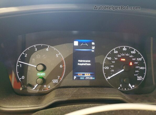 JTDBDMHE2PJ002860 2023 TOYOTA COROLLA Blue Widok zestawu wskaźników