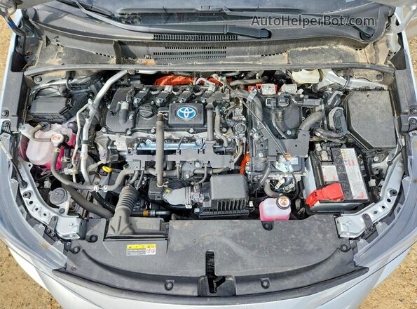 JTDBDMHE6R3014923 2024 TOYOTA COROLLA Silver Widok wnętrza z tyłu