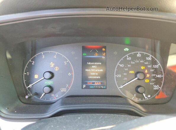 JTDBDMHE8P3000633 2023 TOYOTA COROLLA Red Instrument cluster view