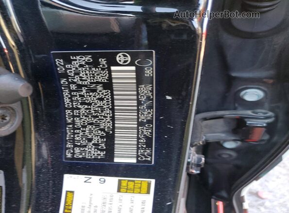 JTDBDMHE8P3000633 2023 TOYOTA COROLLA Red VIN sticker view