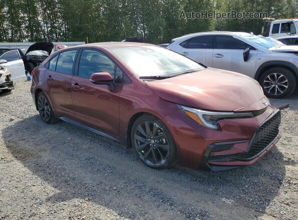 JTDBDMHE8PJ003625 2023 TOYOTA COROLLA Red Delantero derecho