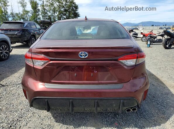 JTDBDMHE8PJ003625 2023 TOYOTA COROLLA Red Vista trasera