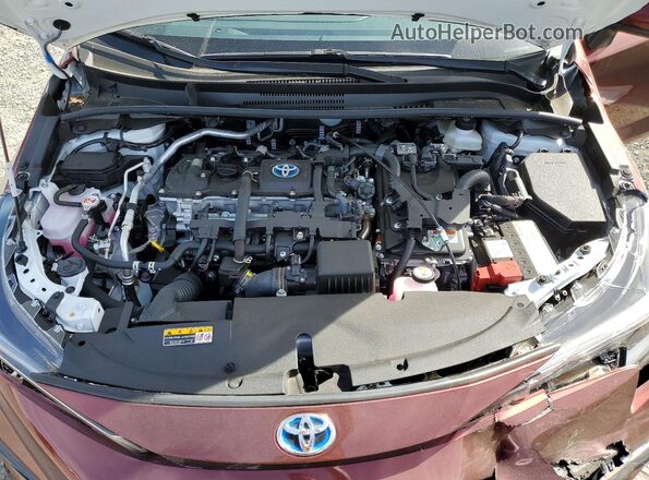 JTDBDMHE8PJ003625 2023 TOYOTA COROLLA Red Vista interior trasera