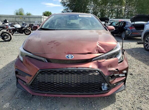 JTDBDMHE8PJ003625 2023 TOYOTA COROLLA Red Vista frontal