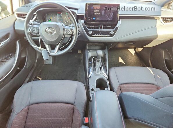 JTDBDMHE9P3002469 2023 TOYOTA COROLLA Silver წინა პანელის ხედი