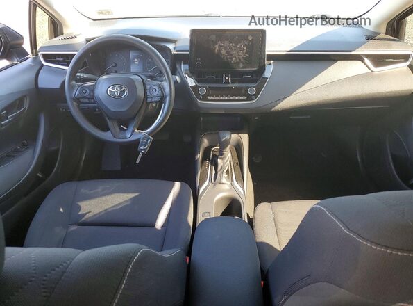 JTDBDMHE9PJ003410 2023 TOYOTA COROLLA Black Առջևի վահանակի տեսք