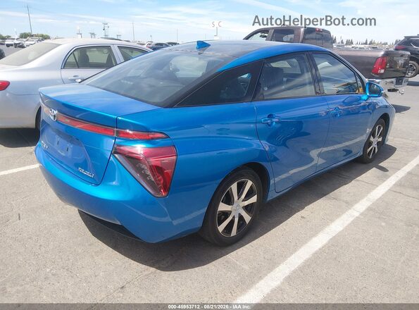 JTDBVRBD0JA005452 2018 TOYOTA MIRAI Blue უკანა მარჯვენა