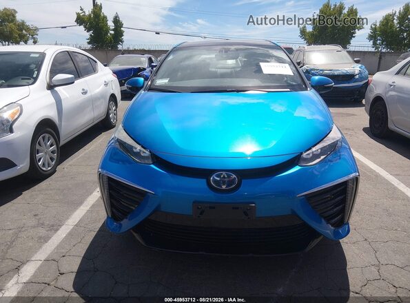 JTDBVRBD0JA005452 2018 TOYOTA MIRAI Blue წინა ხედი